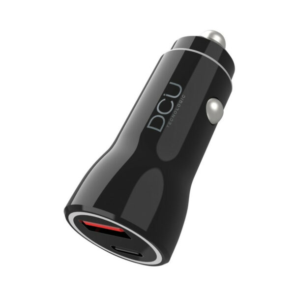 Cargador DCU Coche 1xUSB C, 1xUSCB A