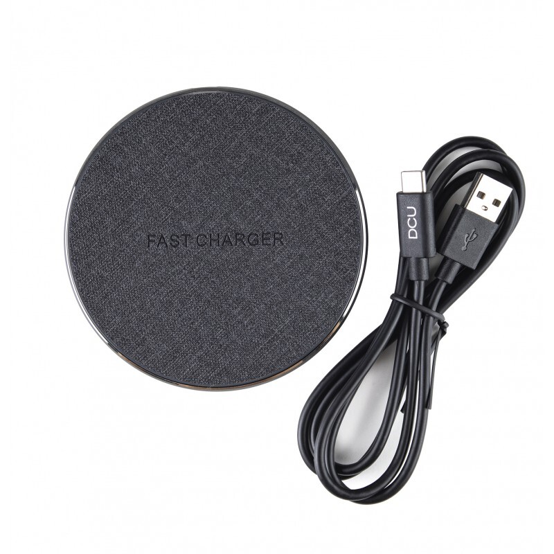 cargador-dcu-qi-15w-cable-usb-c-negro.jpg Cargador Magnético inalámbrico QI 15 W + Cable USB C negro