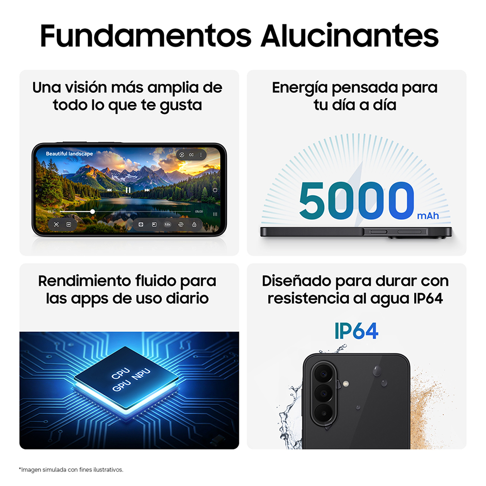 smartphone-samsung-a27-5g-8256-67quot-black-5.jpg Samsung A27 5G 8/256 GB Negro